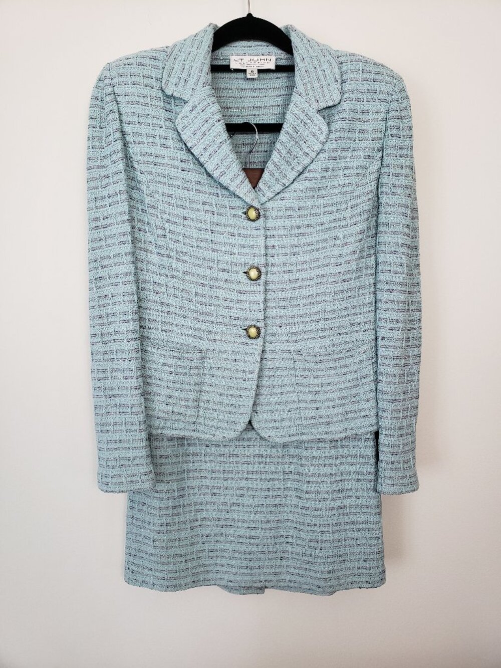 ST. JOHN COLLECTION by MARIE GRAY Skirt Suit Set - Jacket Sz 10, Skirt Sz 12
